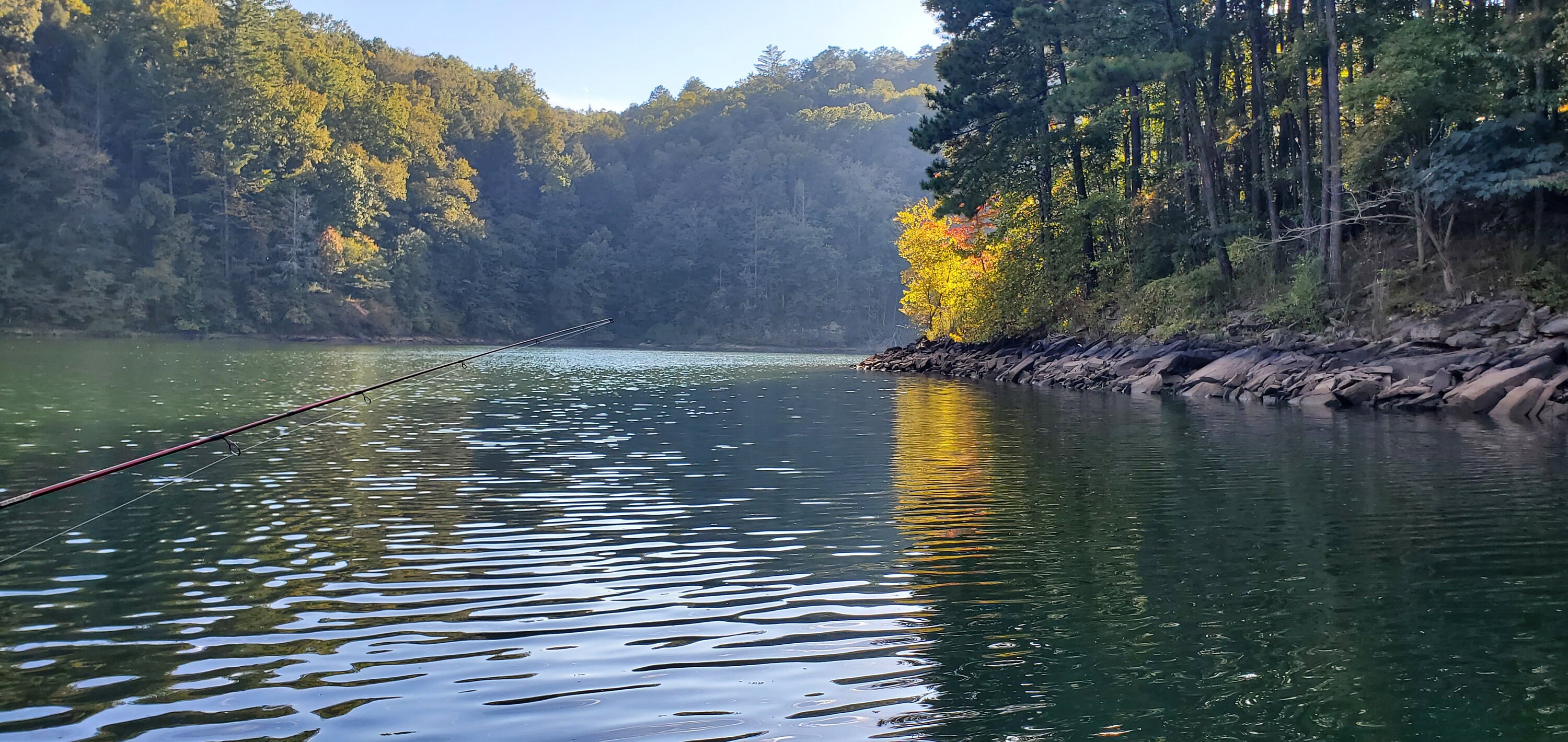 Carter Lake Fishing Sunset on Tree Etsy