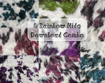 Cowhide Digital Download|Waterslide|Cowhide Download For Tumblers|Sublimation|Western PNG| Silhouette|Cricut| Print Cut Image|Farmhouse SVG
