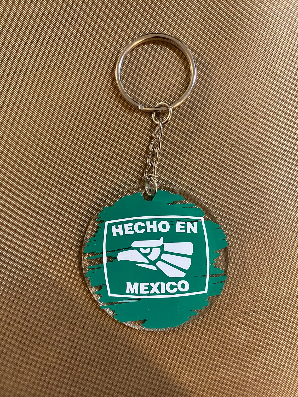 Customized Keychain Hecho En Mexico Etsy