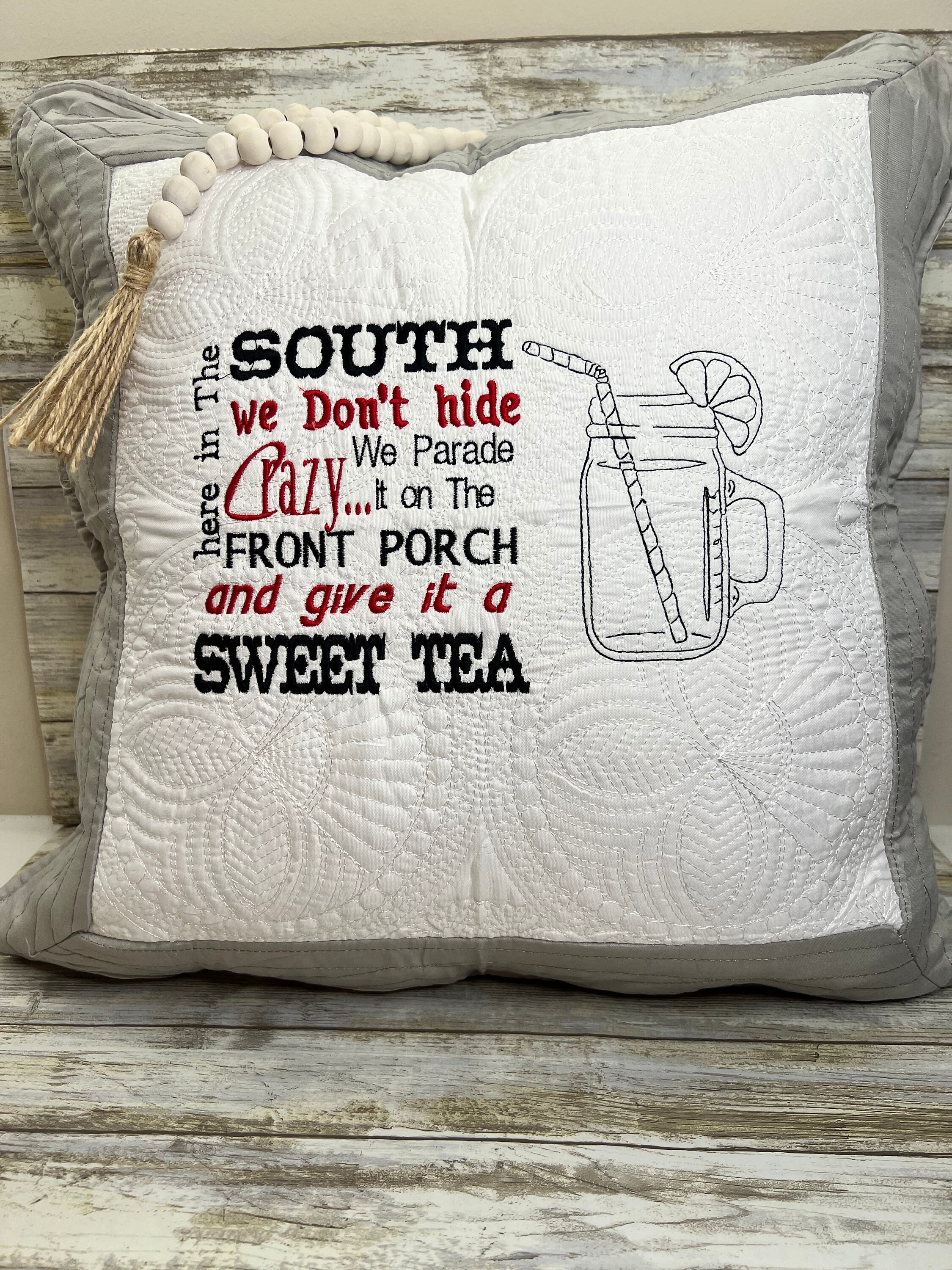Embroidered personalised pillow cases outlet