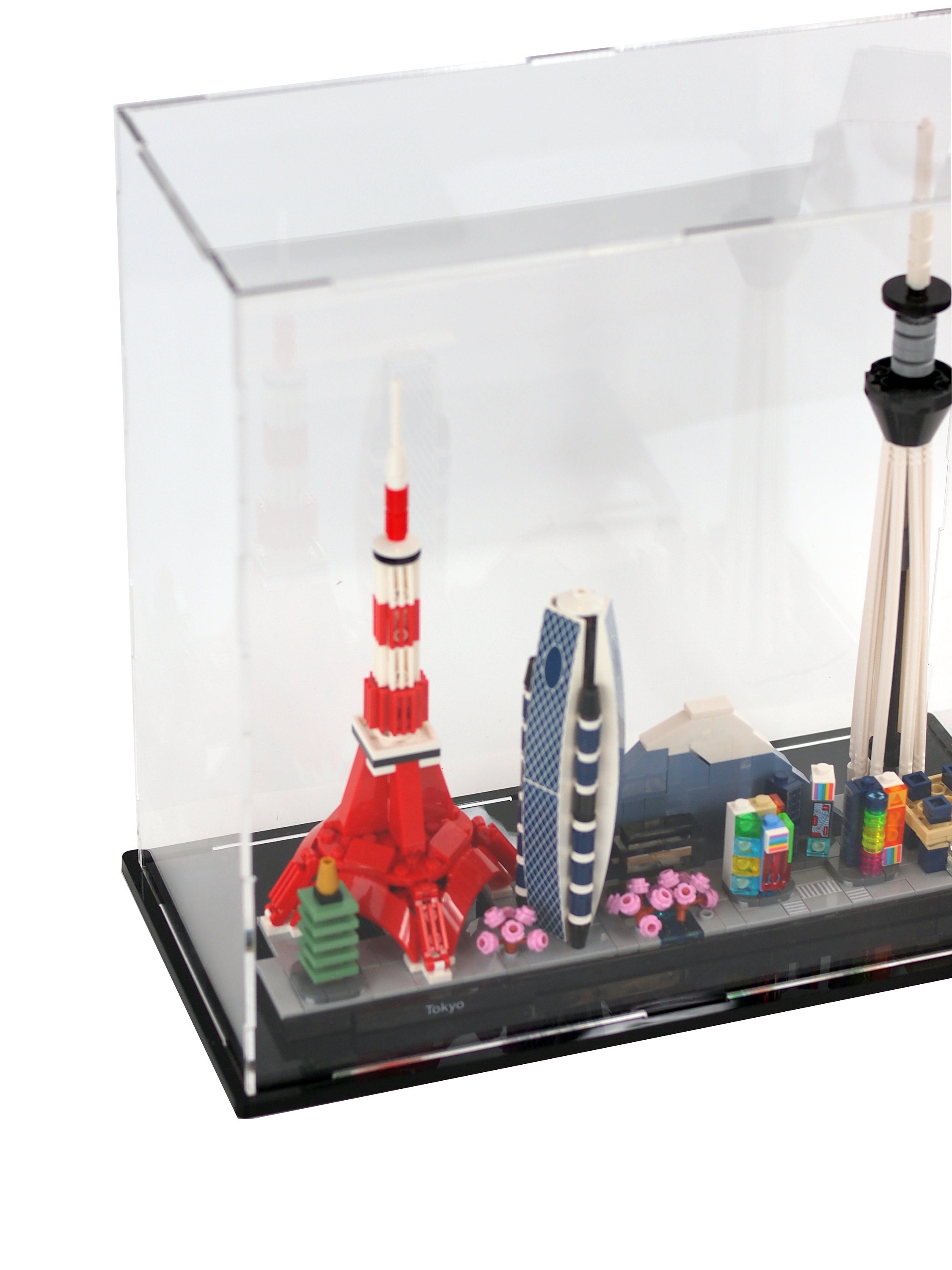 Display Case for LEGO Architecture Tokyo Skyline 21051 Set 