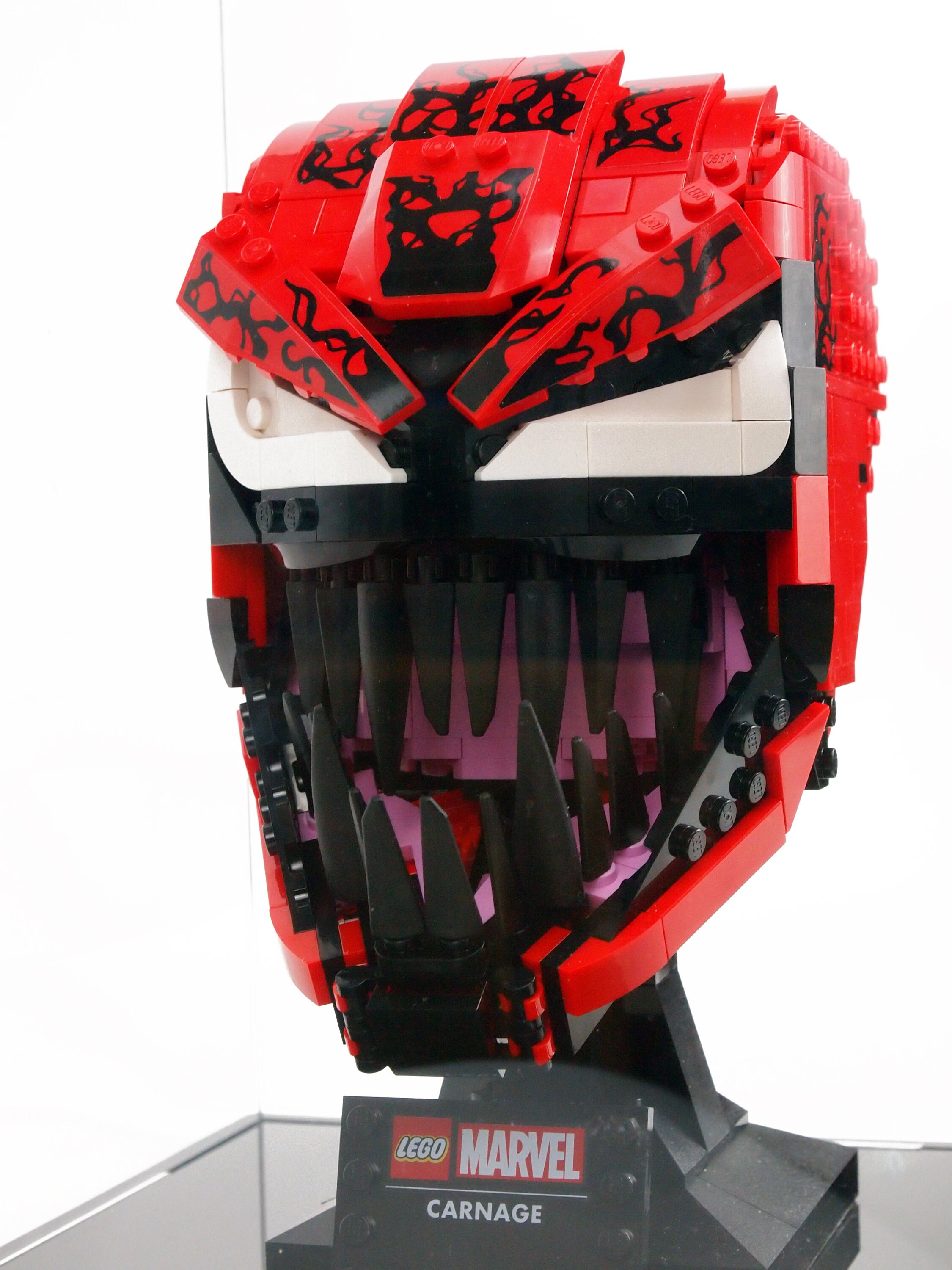 Carnage helmet lego new arrivals