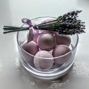 Bath Bomb Set| Bath Fizzy| Lavender & Chamomile| Bath Soak| Home Spa| Relaxing Bath Gifts| Set of Two
