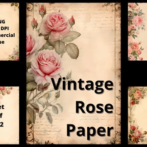 Papel de scrapbook vintage rosa texturas de papel digital papel antigo papel antigo papel angustiado rippe usado papel png uso comercial