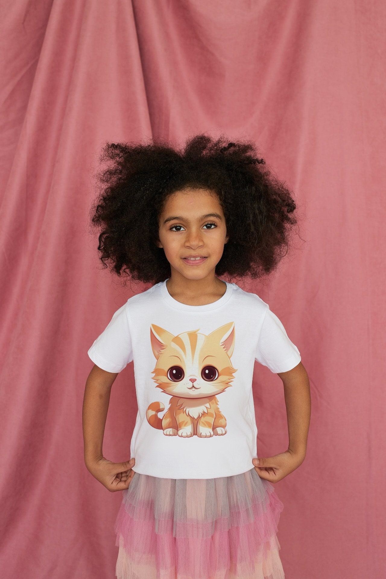 Cute Kittens Clipart Kawaii Cat PNG Kitten Sticker Cat Tshirt Kid T ...