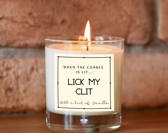 Rude Candle For Girlfriend, Gift For Girlfriend, Candle Or Label, Candle With Funny Quote, Boyfriend Birthday, Wife, Christmas For Her