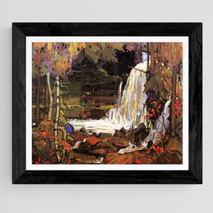 Woodland Waterfall by Tom Thomson, Group of Seven, Framed