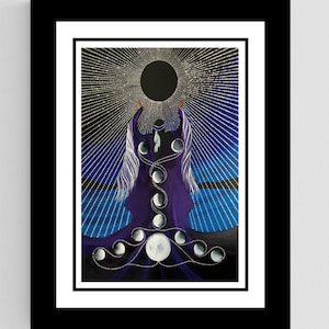 She Who Becomes The Truth by Betty Albert, Framed