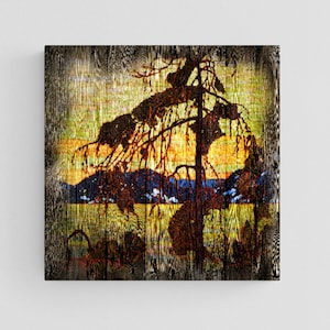 The Jack Pine by Tom Thomson, Group of Seven,Woodblock