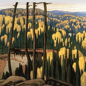 Algoma Country by Lawren Harris, Group of Seven,Canvas, Custom sizes available