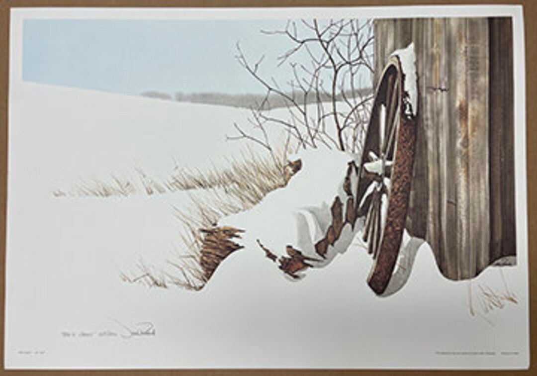 Ted's Choice by Jack Reid, Artist's Proof Signed Lithograph Print Etsy Canada