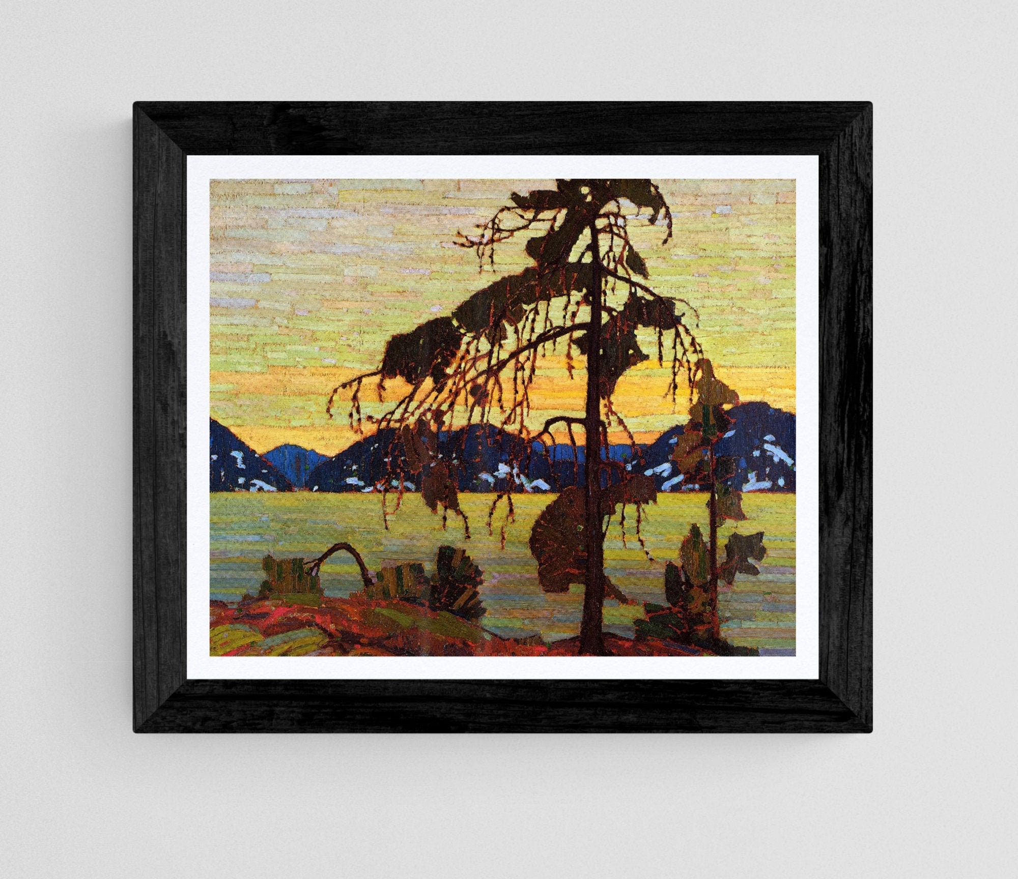 The Jack Pine by Tom Thomson Framed Etsy