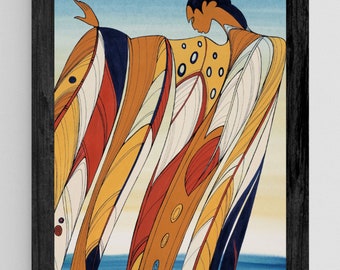 Black Hills Woman by Maxine Noel, Framed