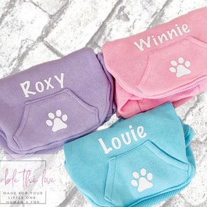 Personalised dog hoodies - dog jumper - clothes - puppy - accessories - hoody - pet clothes