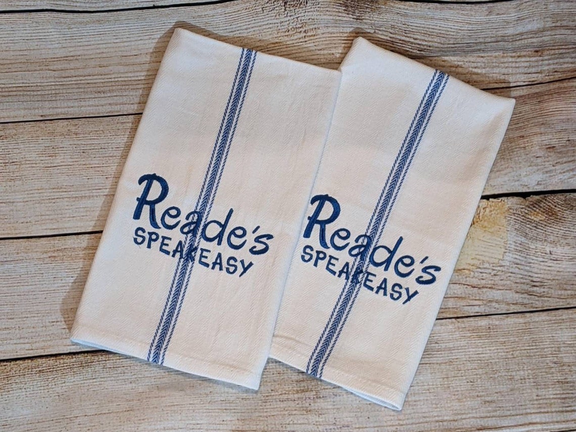 Personalized Bar Towel Restaurant Quality Chef Gift Etsy Sweden