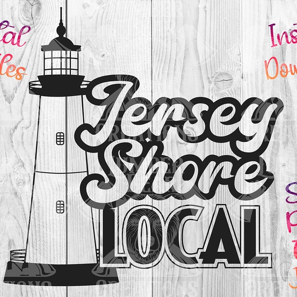 Jersey Shore Local SVG FICHIER NUMÉRIQUE