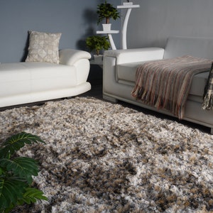 Loominaire Handmade Carpet Mink Shag | Easy Maintenance Rug