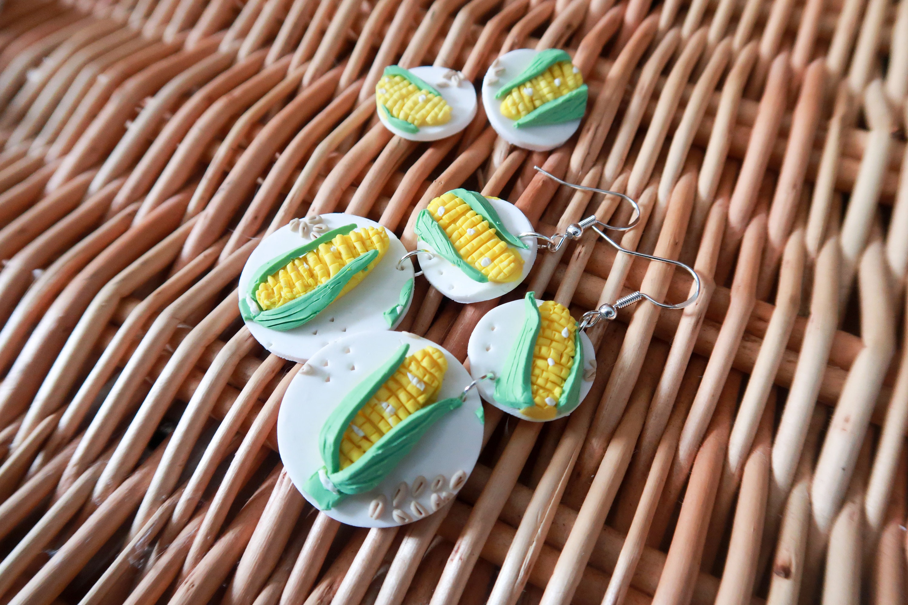 Polymer Clay Earrings / Fruit Earrings / Summer Fruits / Etsy UK