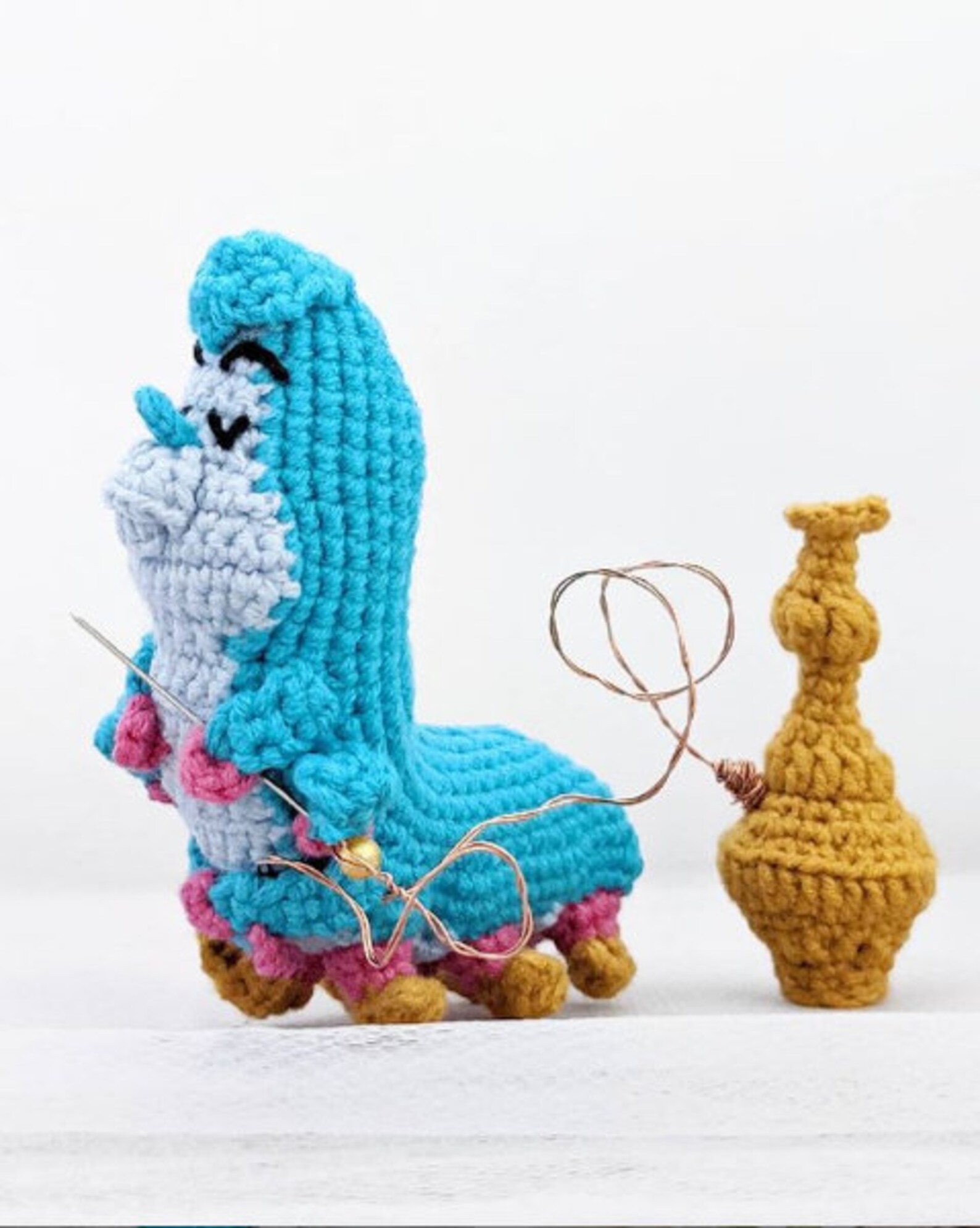 Alice in Wonderland Crochet Doll Alice Plush Doll Amigurimi Etsy