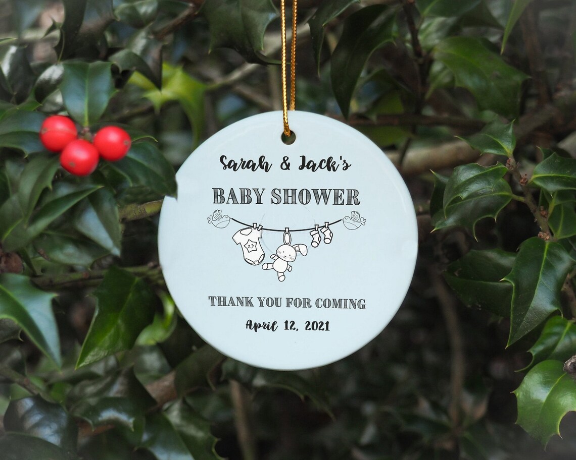 Custom Baby Gift Baby Shower Ornament Baby Personalized Etsy