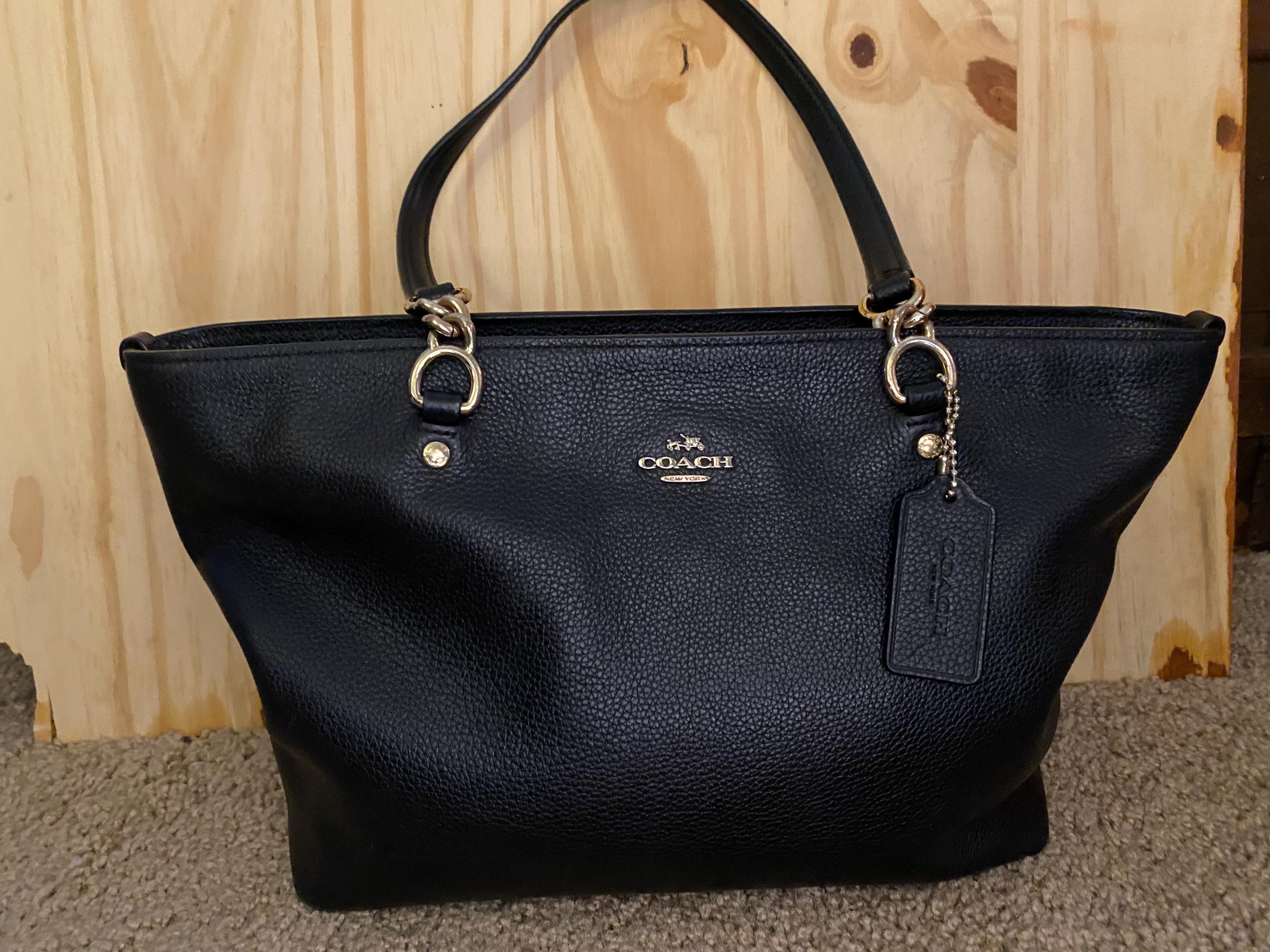 Vintage Coach Tote With Zipper - Etsy