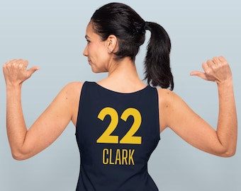 Caitlin Clark Indiana Fever Tank Top, Womens Basketball Clark Tank Top, WNBA Top, Caitlin Clark Jersey Tank Top, Caitlin Clark 22 Shirt