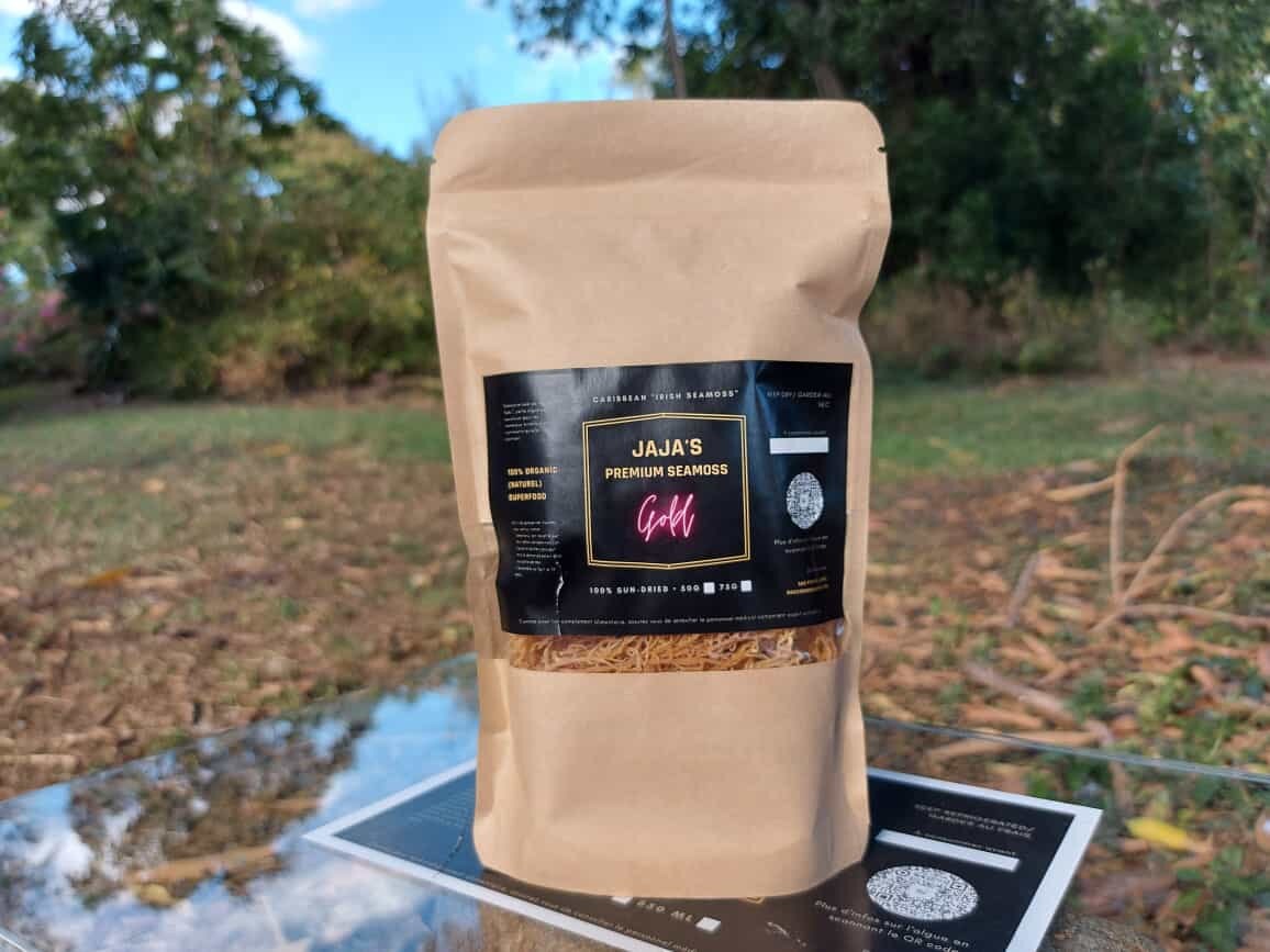 Seamoss - Jaja's Dr Sebi Saint Lucia Santé Intérieure, Digestive, Peau et Cheveux Algue, Superfood