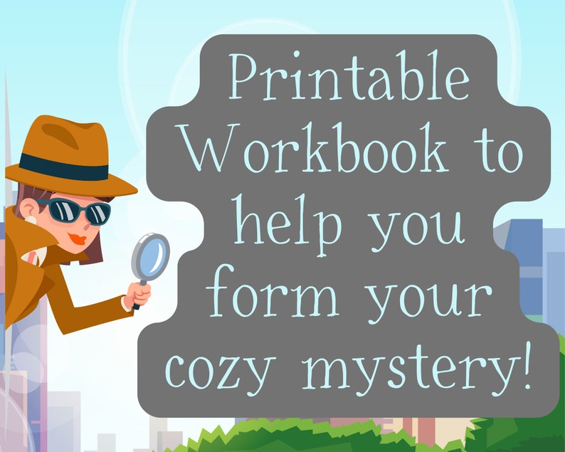 Writing Workbook Updated Cozy Mystery Outline Novel Writing Guides