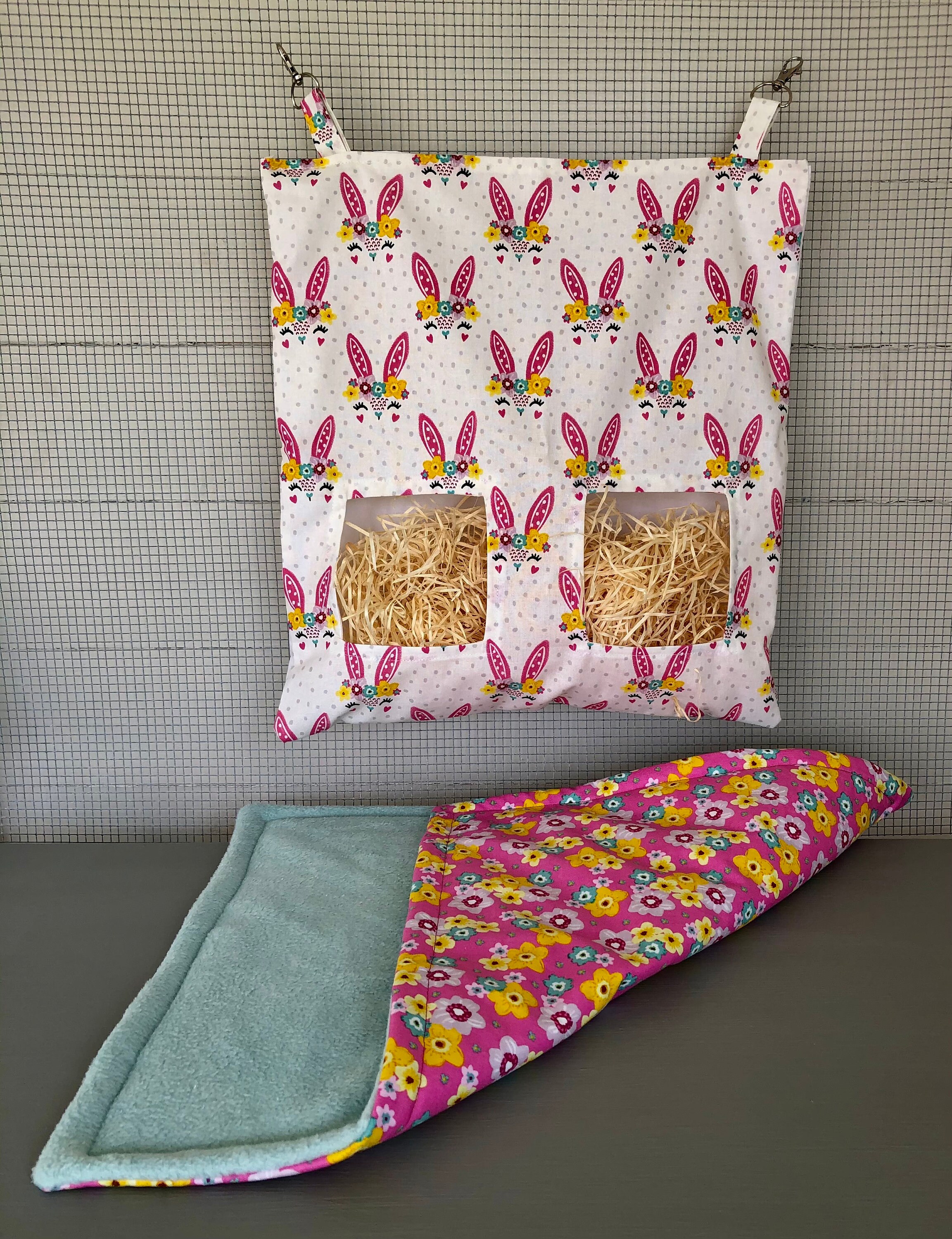 Hay bag for rabbits guinea pigs and chinchillas. Bunny Hay Etsy