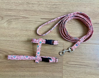 Harness and Leash for Rabbits,  Rabbit Harness and Lead, Rabbit Owner Gift, Handmade Harness and Leash,