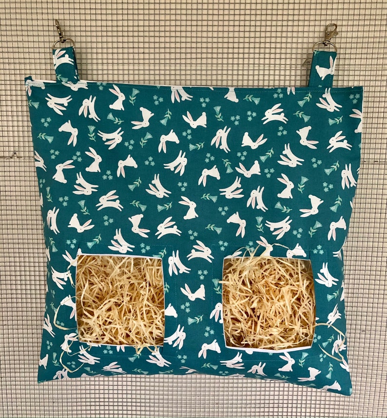 Hay Bag for Rabbits Guinea Pigs and Chinchillas Handmade Hay Etsy