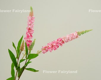 Faux Speedwells Stem | Artificial Flower | DIY Floral | Wedding/Home Decoration | Gifts - Pink