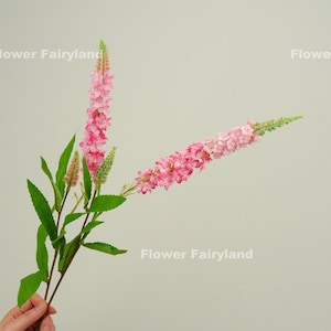 Faux Speedwells Stem | Artificial Flower | DIY Floral | Wedding/Home Decoration | Gifts - Pink