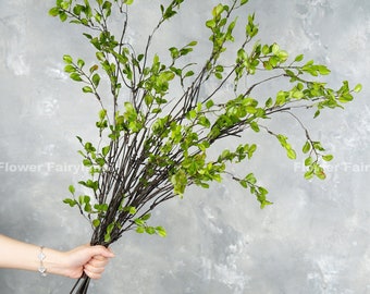 39" Decorative Leaf Stem | Artificial Plant | Wedding/Home Decoration | Gifts - Green