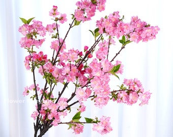 Cherry Blossom Bouquet | Cherry Blossom Stem | High Quality Artificial Flower | Vase/Wedding/Home Decoration | Gifts - Pink