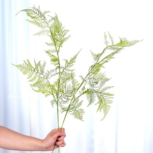 Faux Asparagus Fern Stem | High Quality Artificial Plant | DIY | Centerpieces | Greenery | Floral | Wedding/Home Decors | Gifts