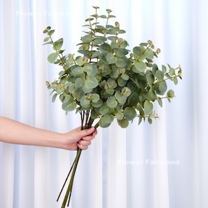 Ramo de Eucalipto Falso | Planta Artificial | Faça Você Mesmo | Vegetação | Decoração de Casamento/Casa | Floral | Presentes
