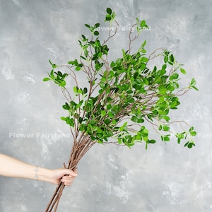 44" Real Touch Boxwood Baby Gem Branch | High Quality Artificial Plant | DIY | Floral | Wedding/Home Decoration | Gifts