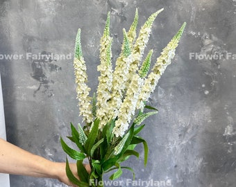 Faux Speedwells Bouquet | Speedwells Stem | Artificial Flower | DIY | Centerpieces | Floral | Wedding/Home Decors | Gifts - Ivory