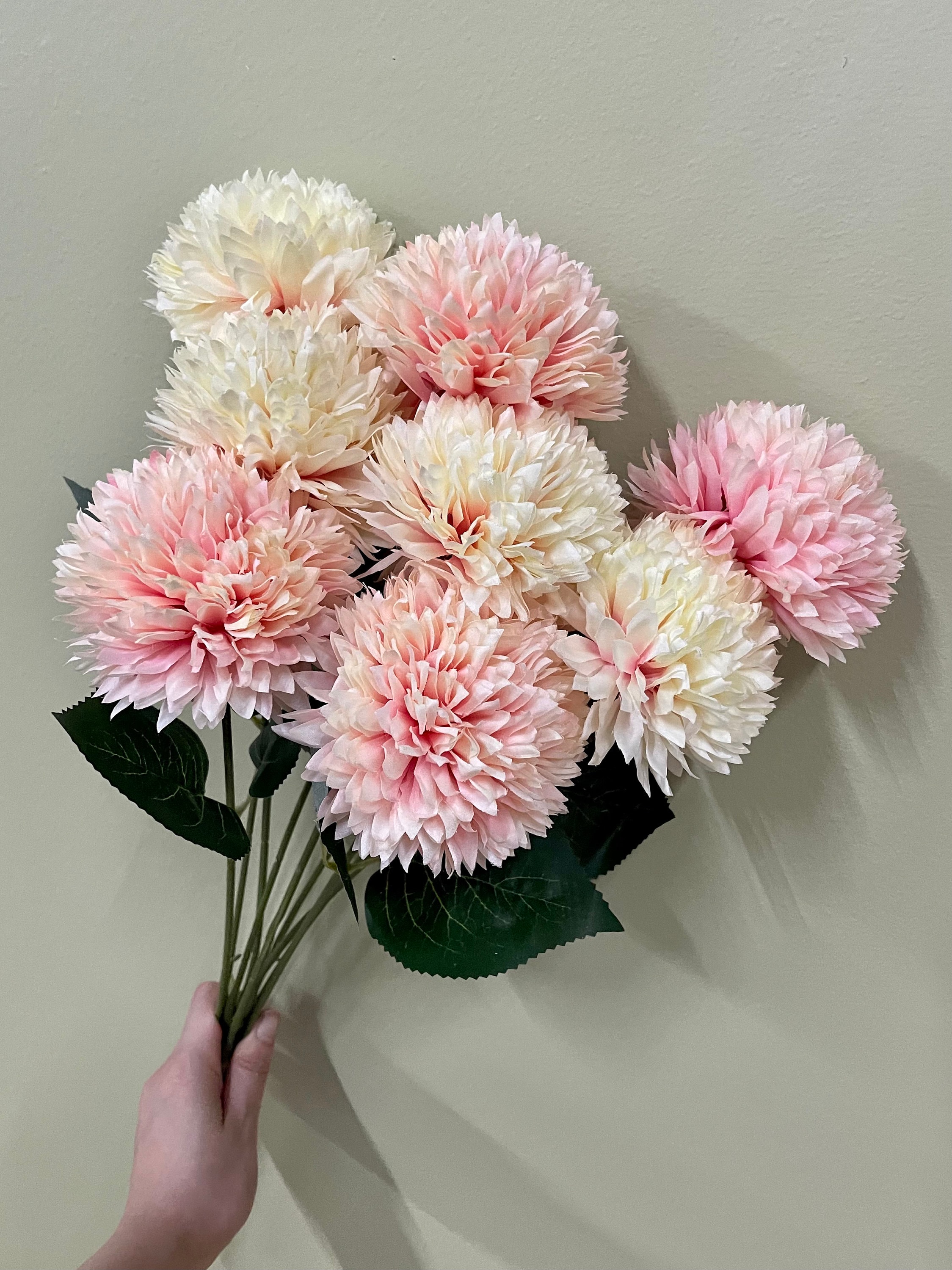 Mixed Chrysanthemum Flower Shape Wood Decorations Cute - Temu