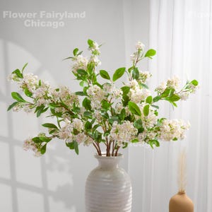Faux Lilac Stem - Artificial Flower - Light Pink