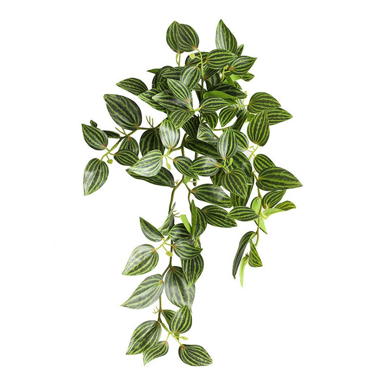 18 Faux Tradescantia Hanging Plant Artificial Plant Etsy