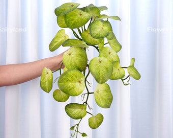 16" Leaf Hanging Plant | Artificial Plant | DIY Greenery | Wall/Pot/Home Decoration | Gifts