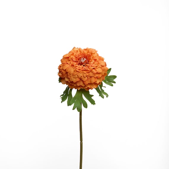 造花マリーゴールド（タゲテス・エレクタ）の茎 - 人工花 - ダーク