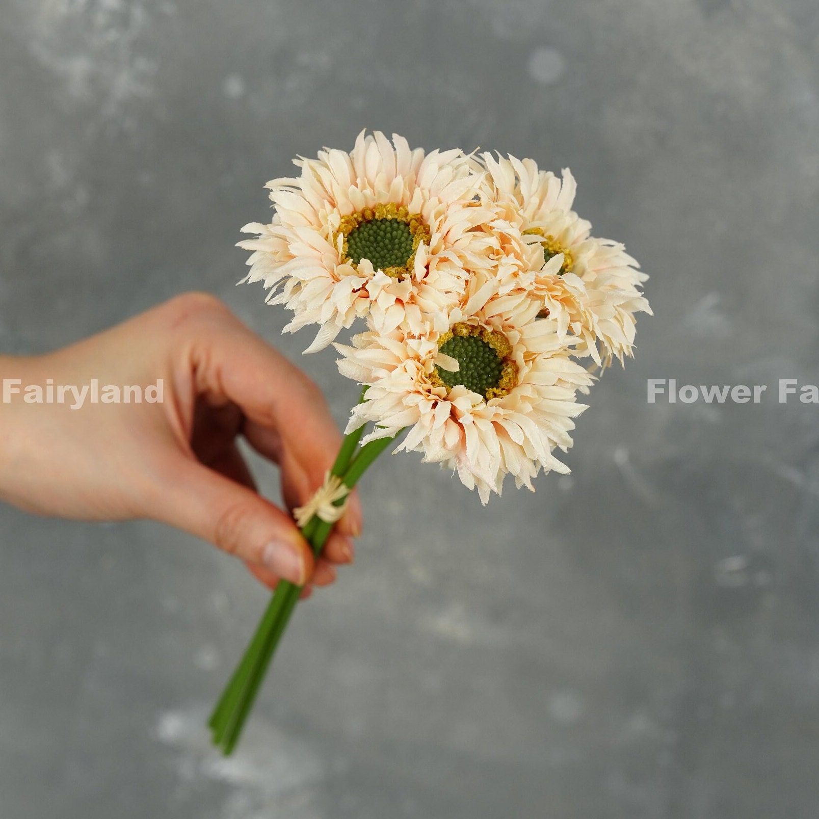 3 Pieces Faux Gerbera Daisy Bundle Artificial Flower - Etsy UK