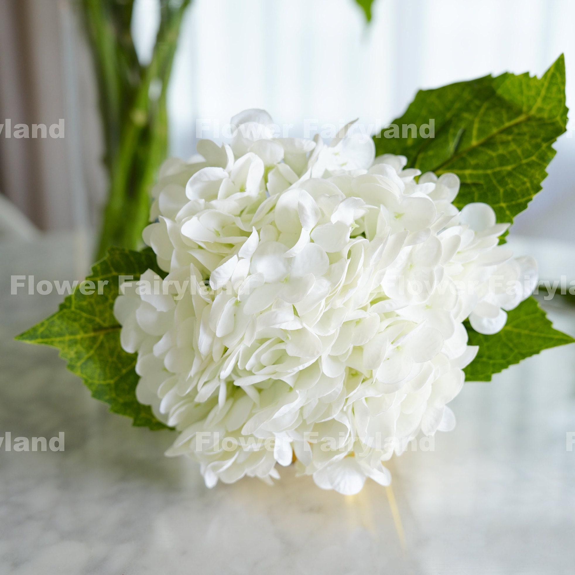 Real Touch Huge Faux Hydrangea Stem Extremely Realistic Etsy