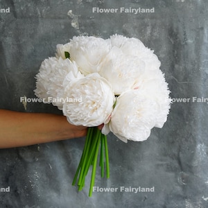 5本牡丹ブーケ | 造花 | DIY | 花飾り | 結婚式/イベント/ホームデコレーション | ギフト - マルチカラー
