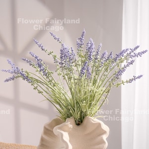 Faux Lavender Small Bundle - Artificial Flower - Violet Blue