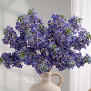 Real Touch Lilac - Artificial Flower - Blue