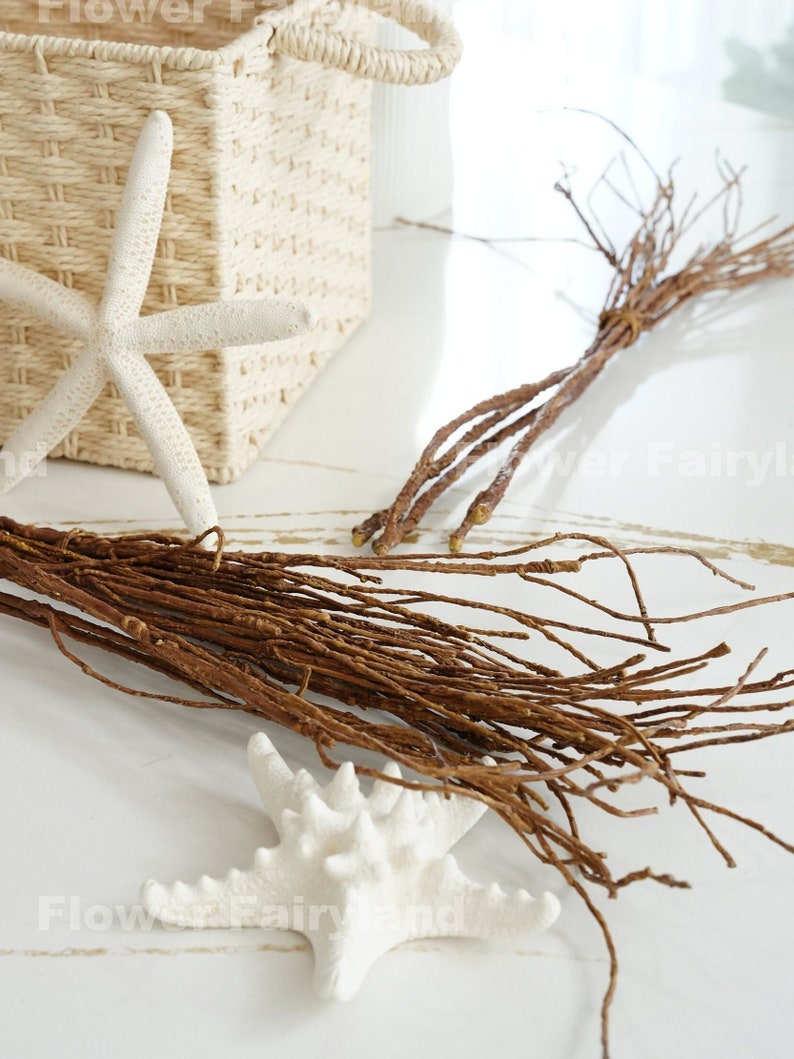 26 5 Stems Bendable Long Artificial Wood Branches Etsy